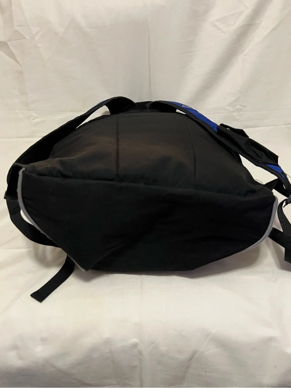 Russell Athletic Royal Blue and Black Soccer Backpack with Front Mesh Pocket